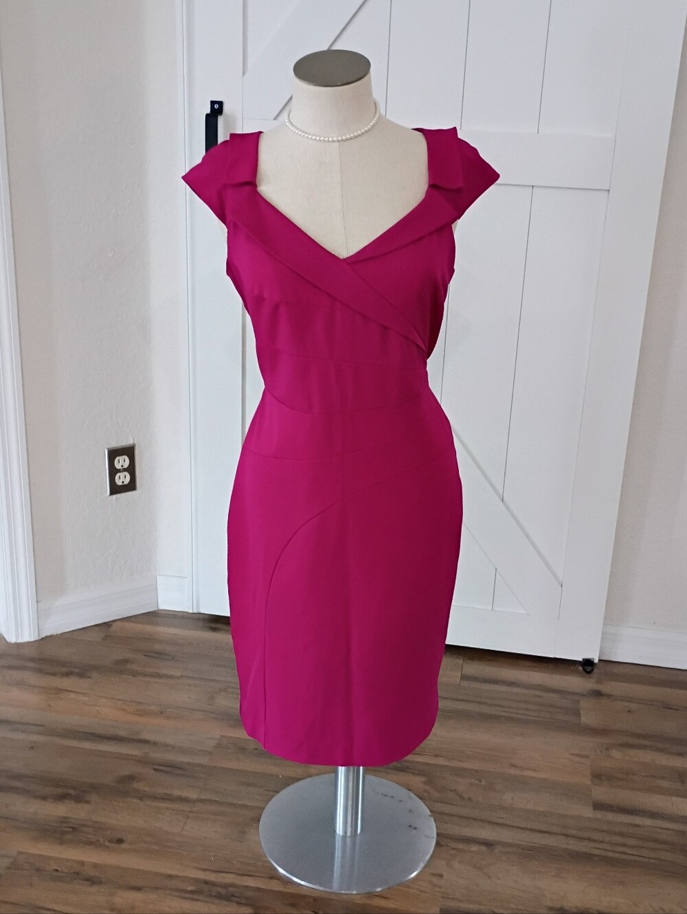 New York & Company Fuchsia Sheath Dress